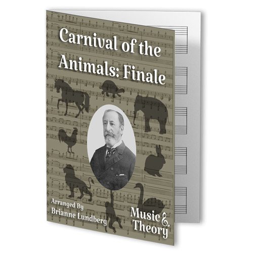 Carnival of the Animals Finale Beginner Piano Sheet Music