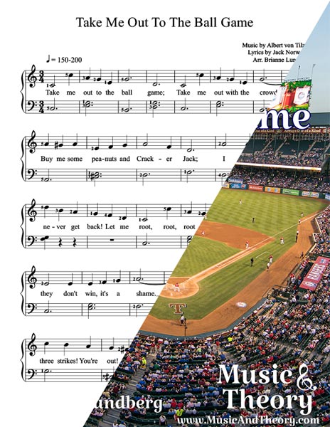 Take Me Out to the Ball Game Sheet Music Preview