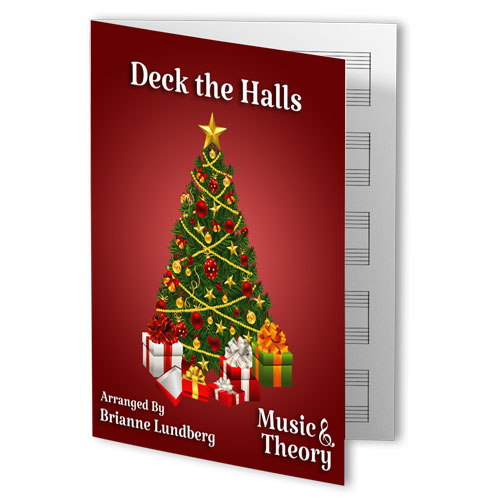 Deck the Halls Beginner Piano Sheet Music | MusicAndTheory.com