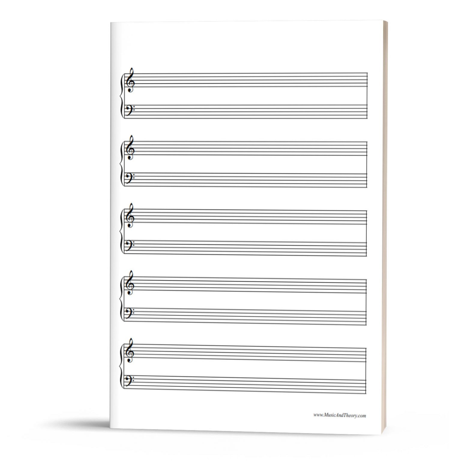 FREE Grand Staff Manuscript Paper (Music Staff Paper)