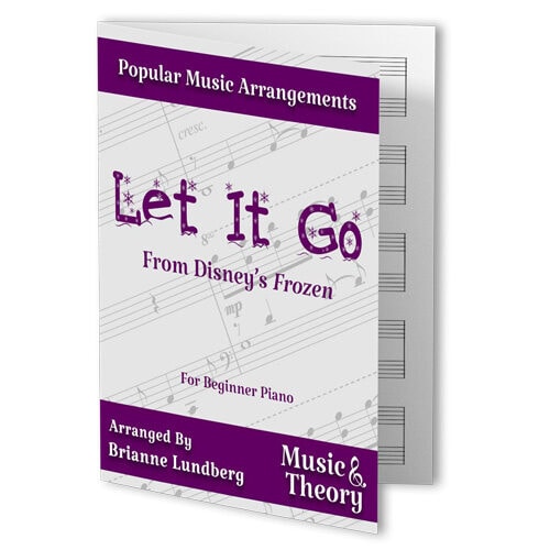 Let It Go (Frozen) Beginner Piano Sheet Music | Musicandtheory.Com