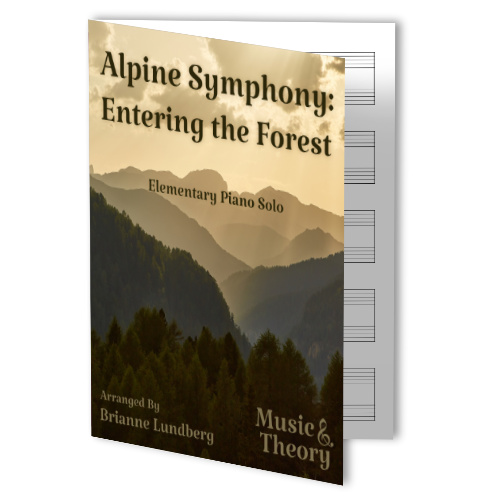 Alpine Symphony: Entering the Forest by Richard Strauss piano sheet music
