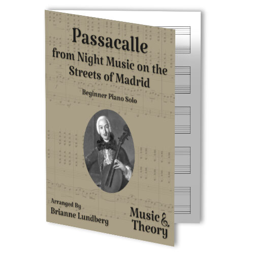 Passacalle from Night Music on the Streets of Madrid by Boccherini piano sheet music